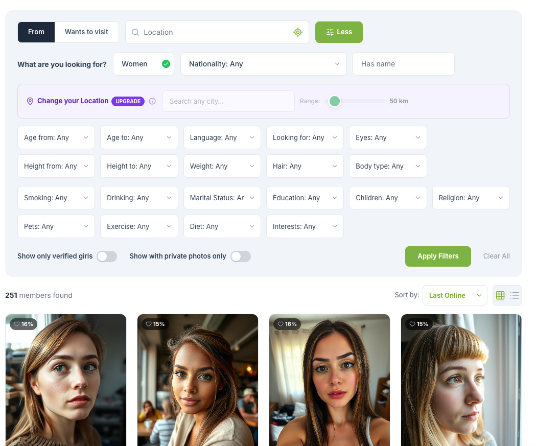 Advanced Member Filters